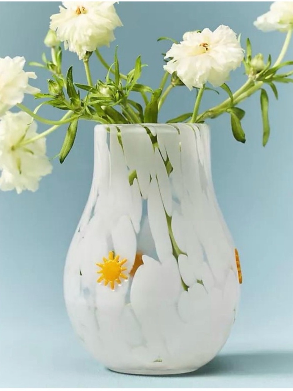 Anthropologie The Icon Confetti Glass Vase
